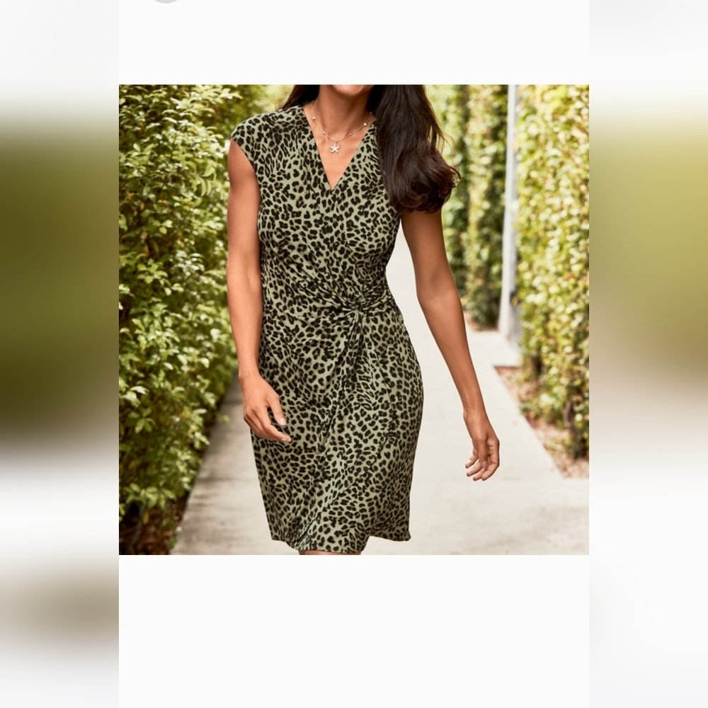 Tommy Bahama Women's Clara Lovely Leo Short Sleeve Dress